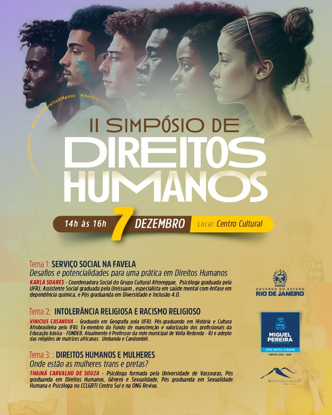 II Simpósio de Direitos Humanos em Miguel Pereira!