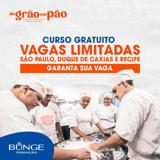 Fundação Bunge abre inscrições para novas turmas do curso profissionalizante na área de panificação