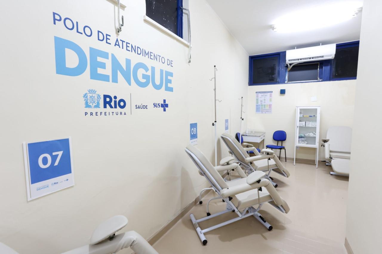 Polo para pacientes com dengue é aberto em Bangu