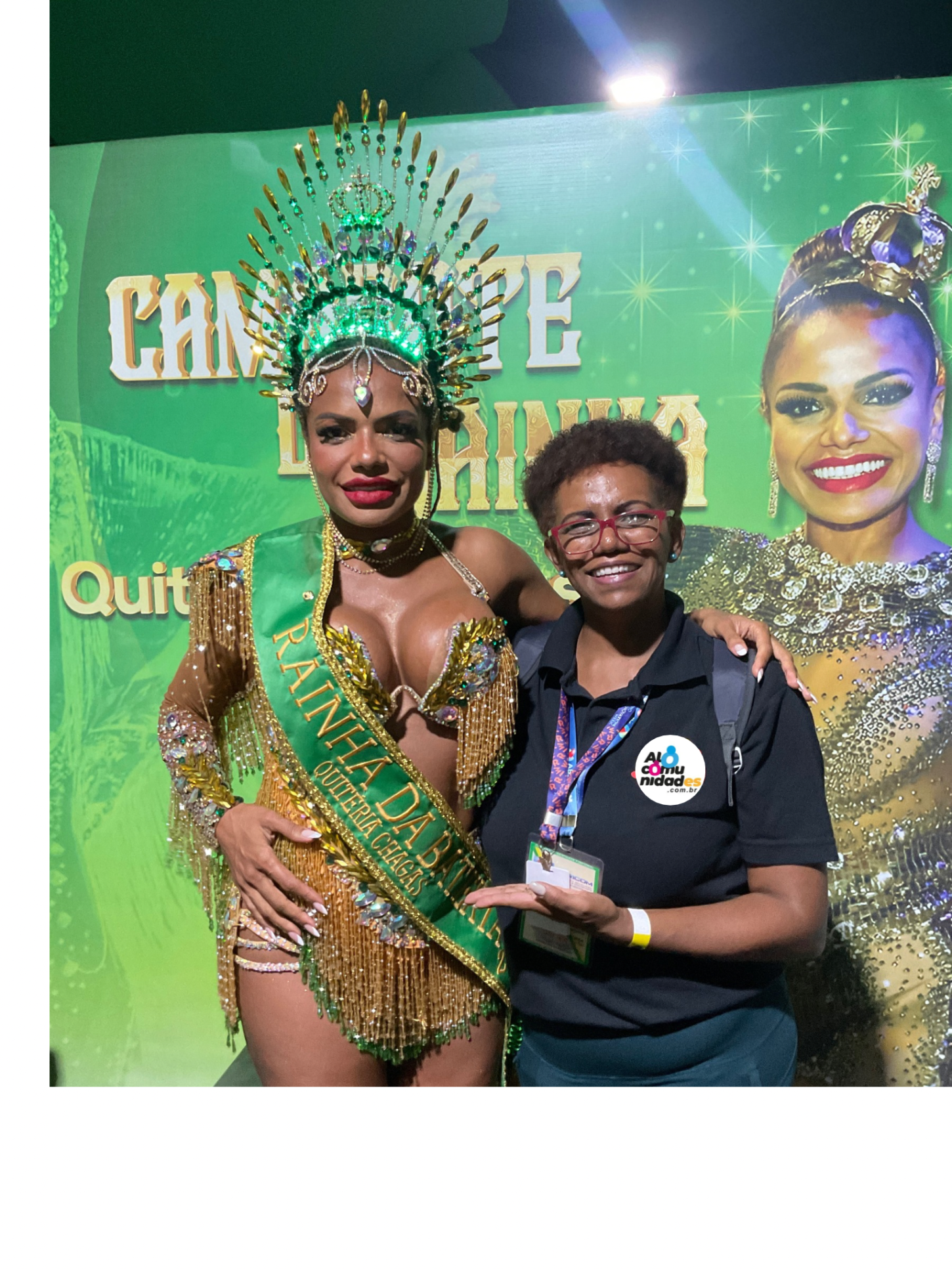 Noite de Coroação da Rainha Quitéria Chagas no Império Serrano