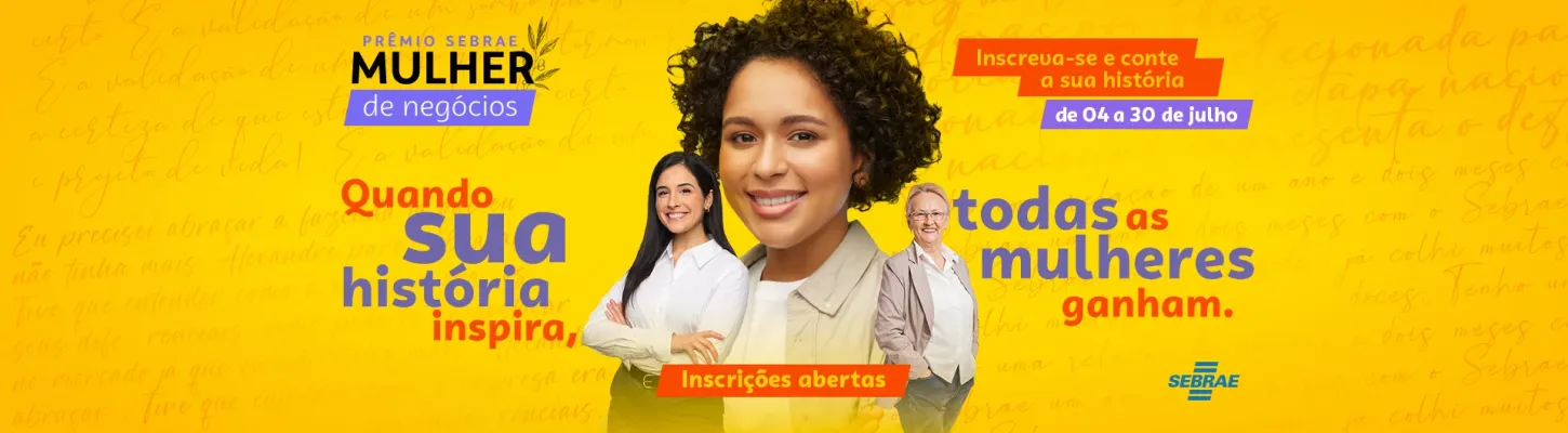 Prêmio Sebrae Mulher de Negócios 2024