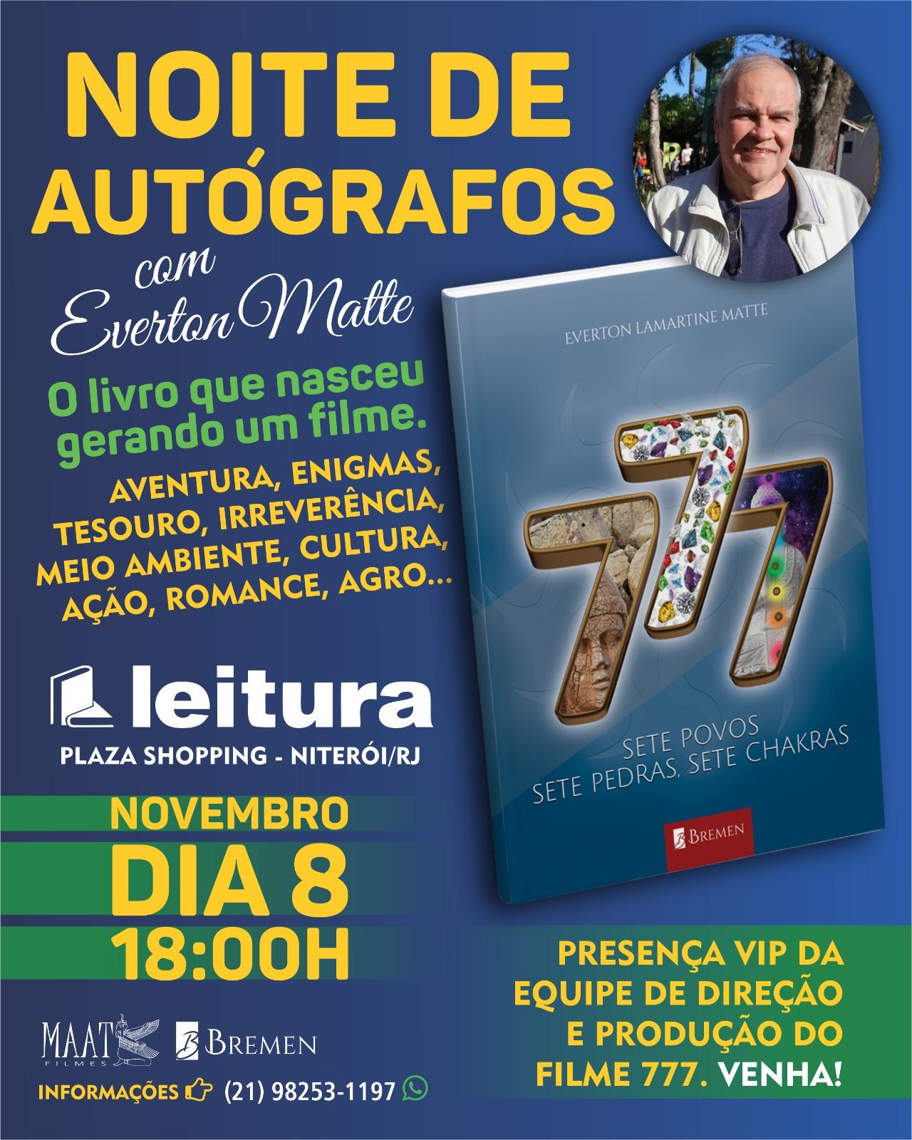 777 o filme que virou livro, para ser filme.