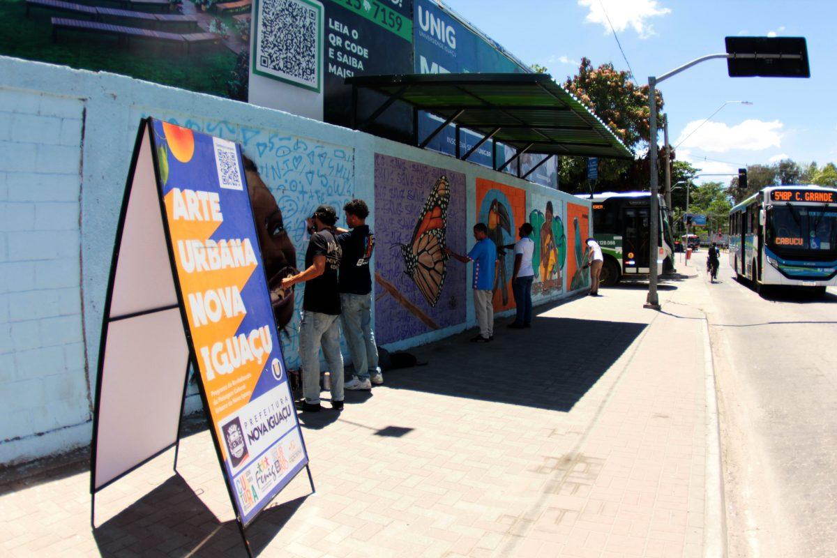 Nova fase do projeto ‘Arte Urbana’ exalta a cidadania e a fauna de Nova Iguaçu