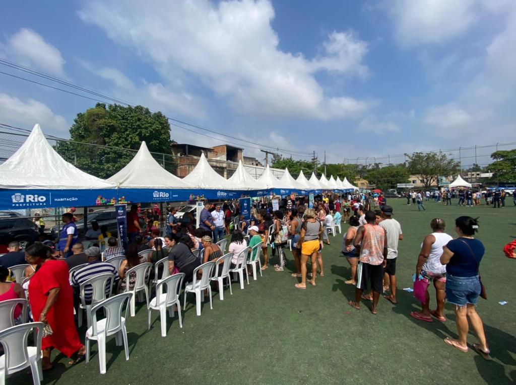 RIO promove ação conjunta com secretarias e órgãos públicos para atender moradores do Camorim, neste sábado