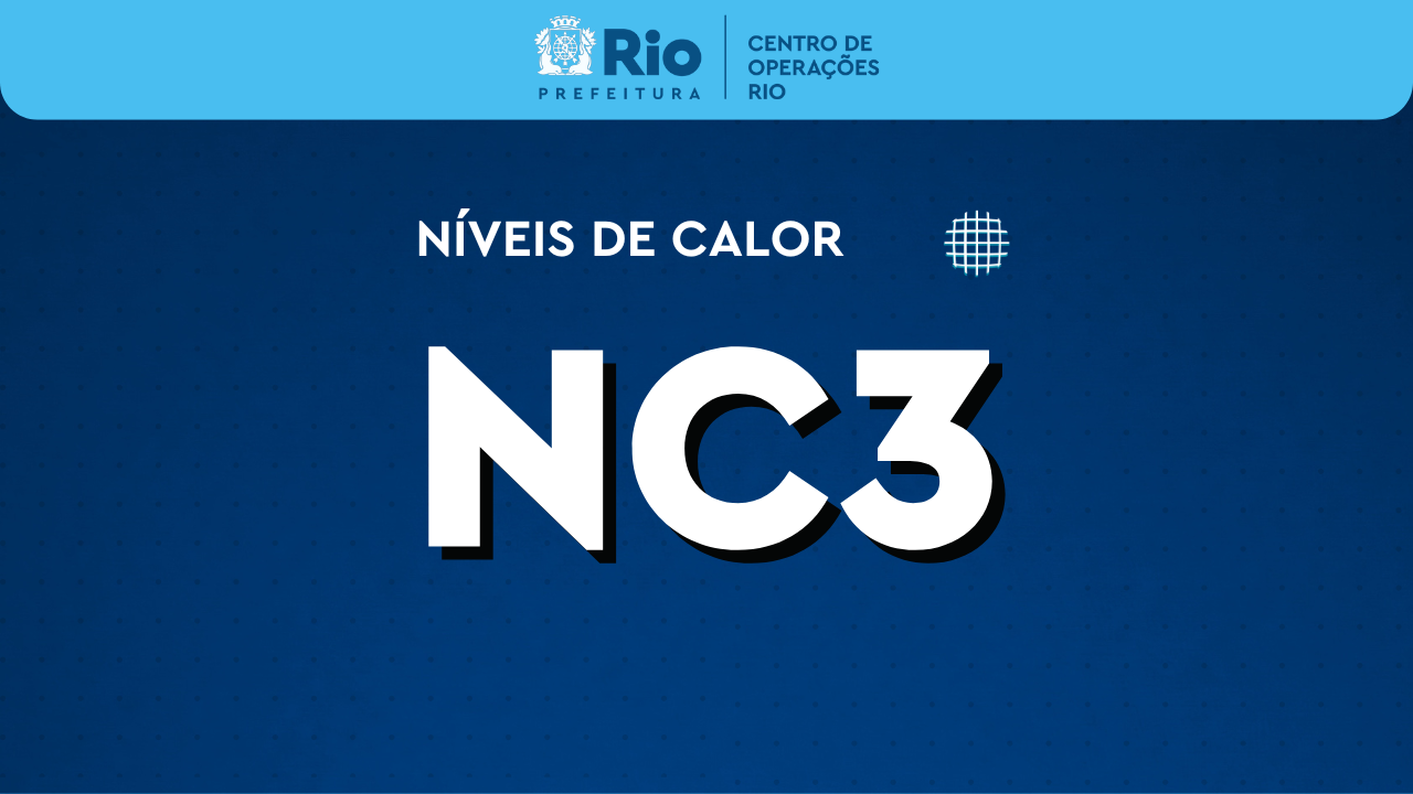 Município do Rio entrou no Nível de Calor 3 às 10h45 desta segunda-feira, dia 10 de fevereiro de 2025