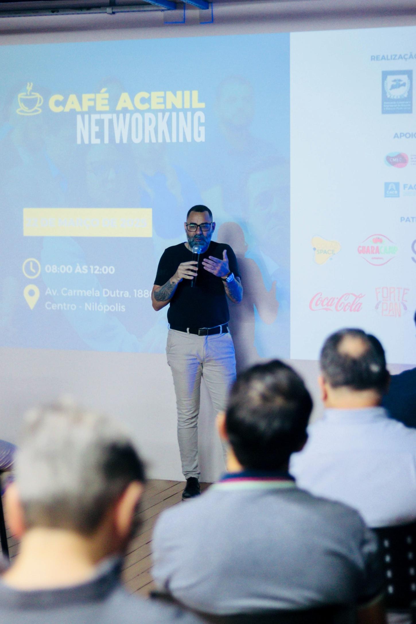 Café ACENIL reúne empresários e autoridades para fomentar o empreendedorismo em Nilópolis