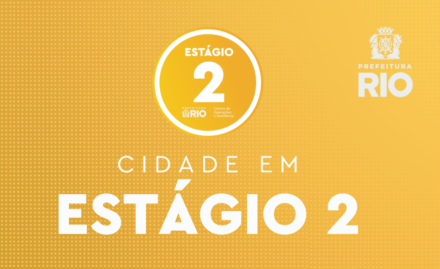Município do Rio de Janeiro entrou em Estágio 2 às 06h05 desta sexta-feira, dia 04/04/2025