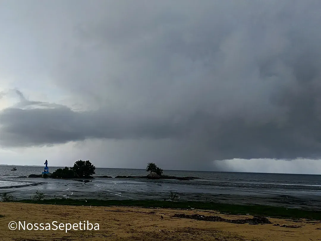 Sábado (05/04) com previsão de vento forte e chuva moderada a forte na cidade do Rio de Janeiro