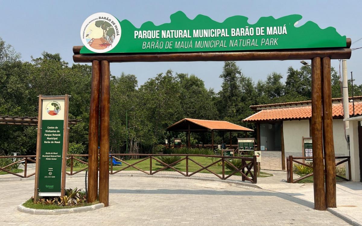 Parque Natural Municipal Barão de Mauá é inaugurado em Magé