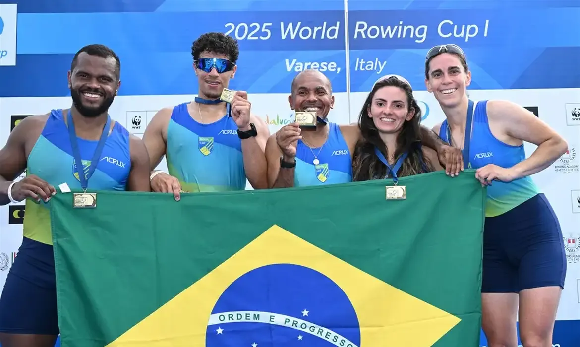 Remo: Brasil fecha etapa de Varese da Copa do Mundo com três medalhas