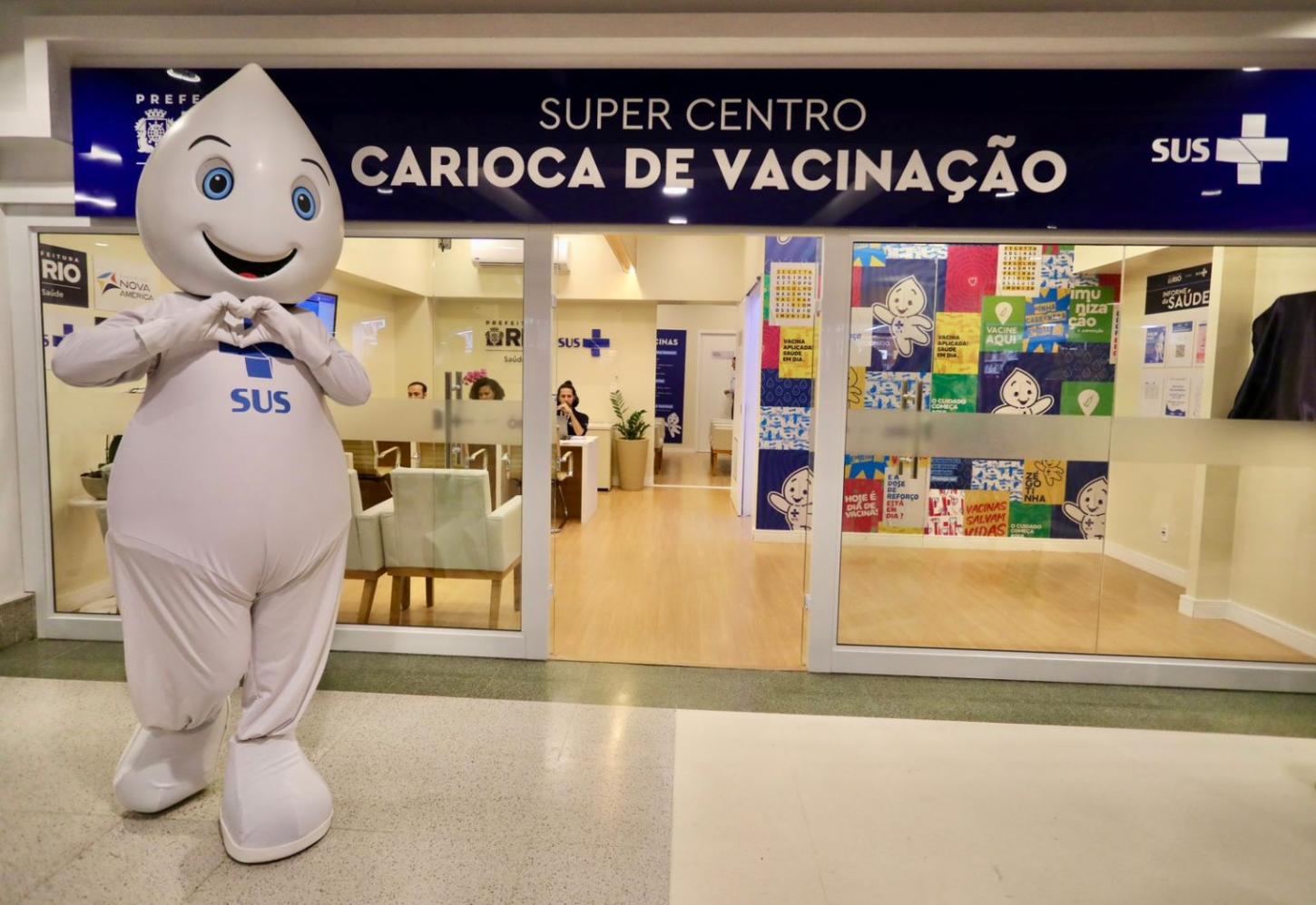 Super Centro Carioca de Vacinação é inaugurado na Zona Norte